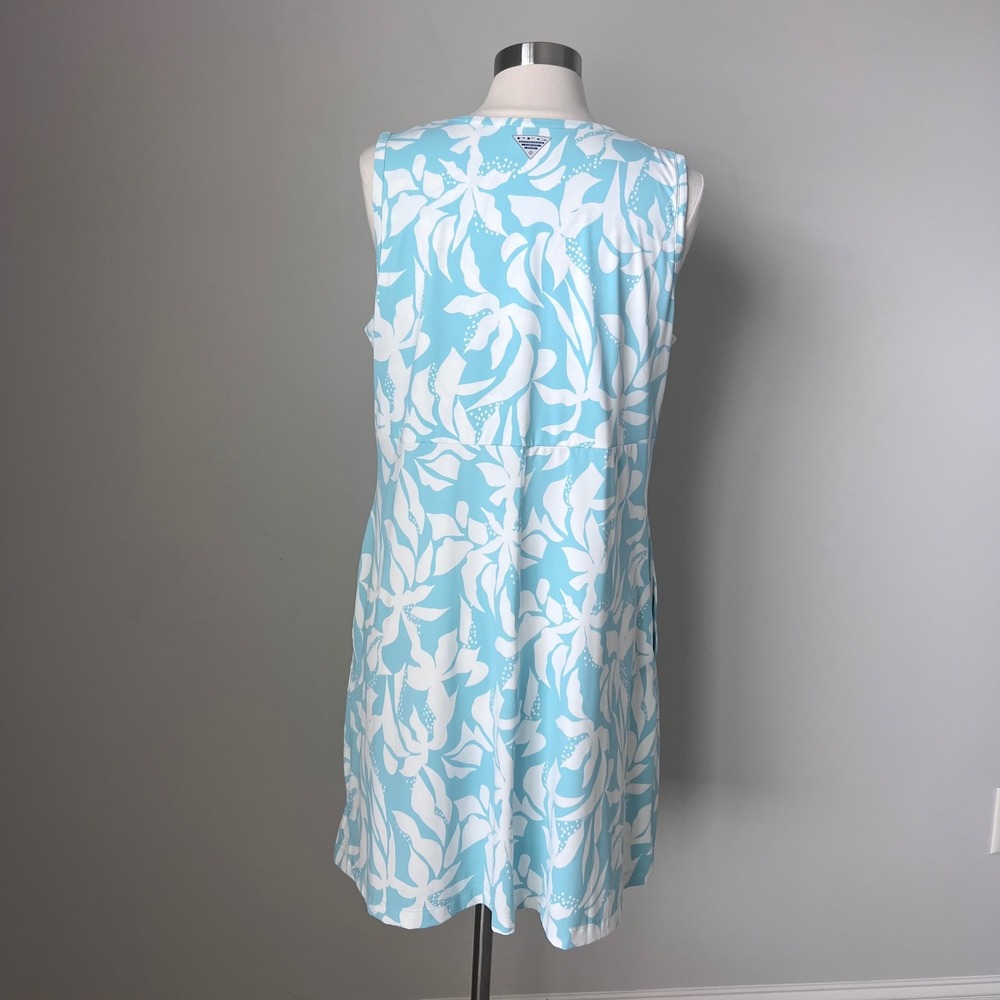 Columbia PFG Freezer Tank Dress Floral Sleeveless Pockets Womens XXL FL9895 - Picture 9 of 11